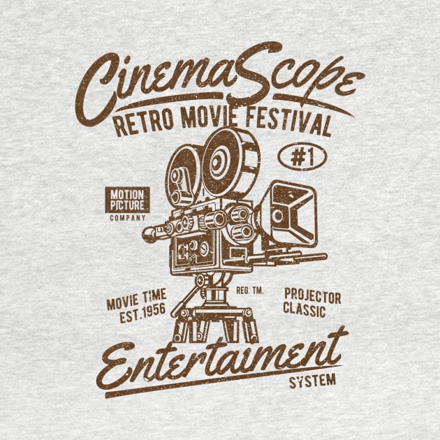 Vintage CinemaScope Retro Movie Festival by Rebus28